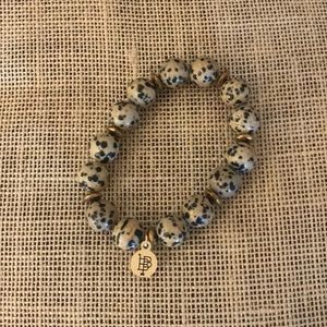 Bourbon and bowties leopard bracelet- stretches